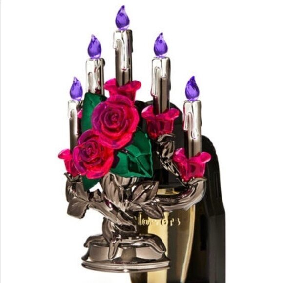 Bath and Body Works Candelabra Roses Nightlight Projector Wallflower - Picture 3 of 7